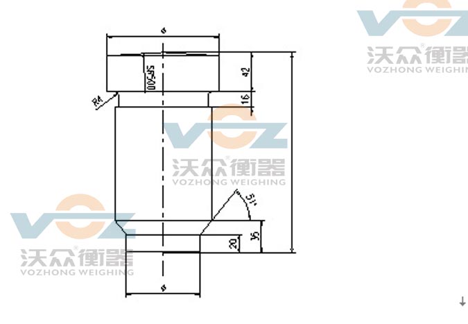 鋼包秤緩沖壓頭 鋼包秤緩沖壓頭
